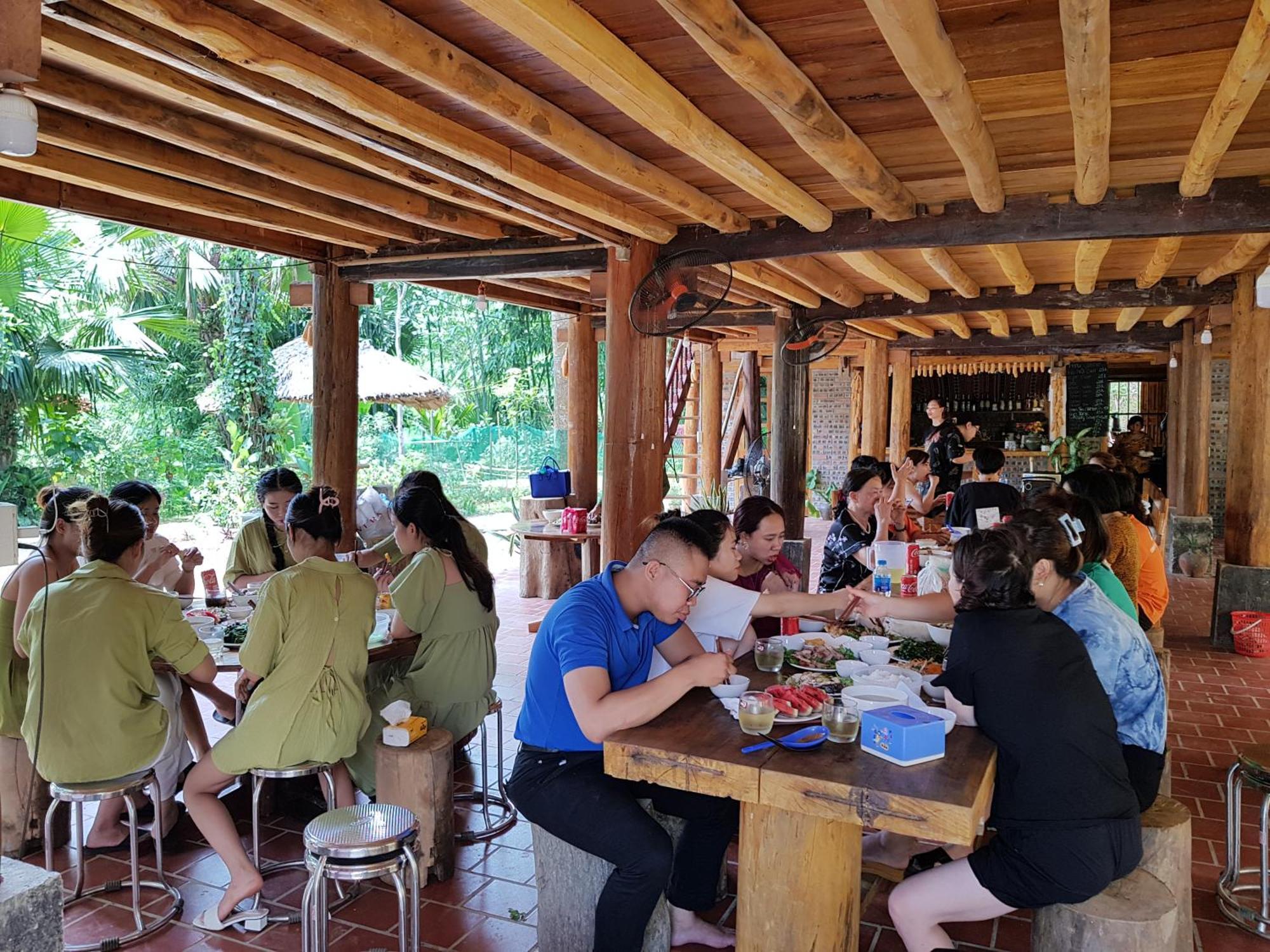 Vu Linh Palm House Eco Homestay Yen Bai Exterior foto
