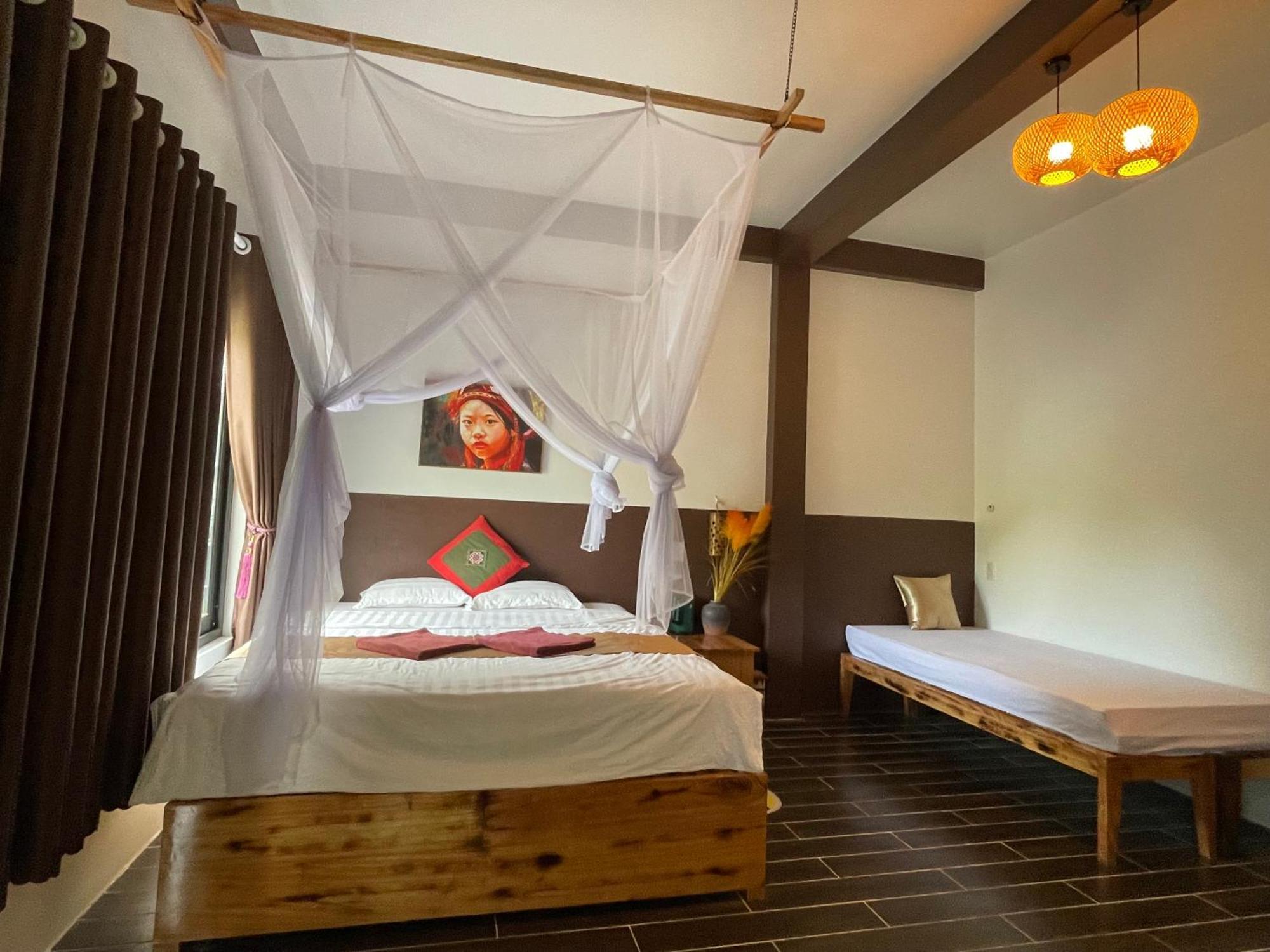 Vu Linh Palm House Eco Homestay Yen Bai Exterior foto