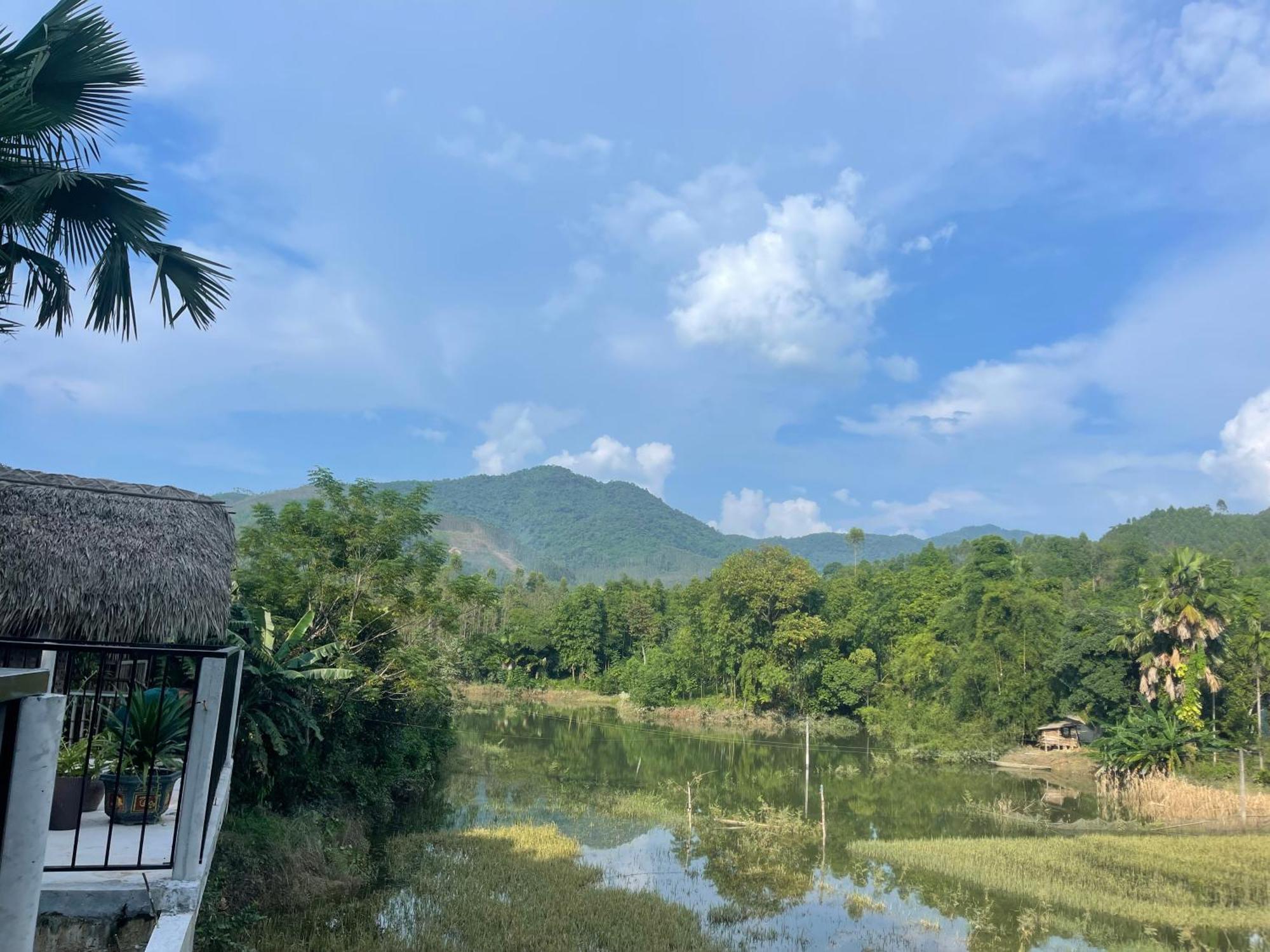 Vu Linh Palm House Eco Homestay Yen Bai Exterior foto
