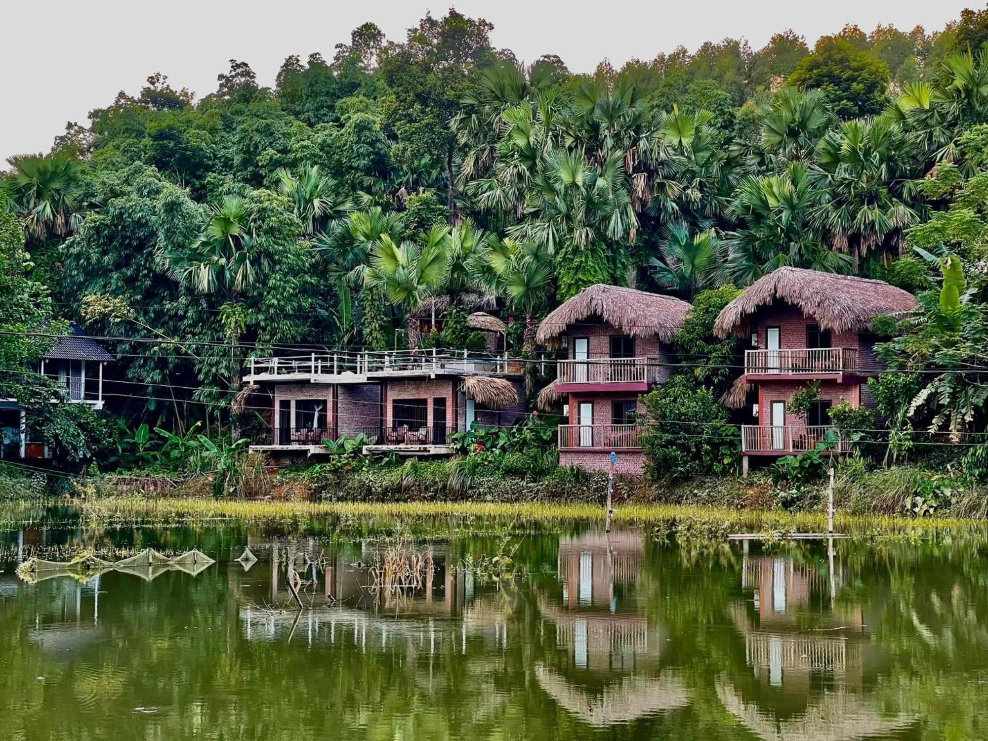 Vu Linh Palm House Eco Homestay Yen Bai Exterior foto