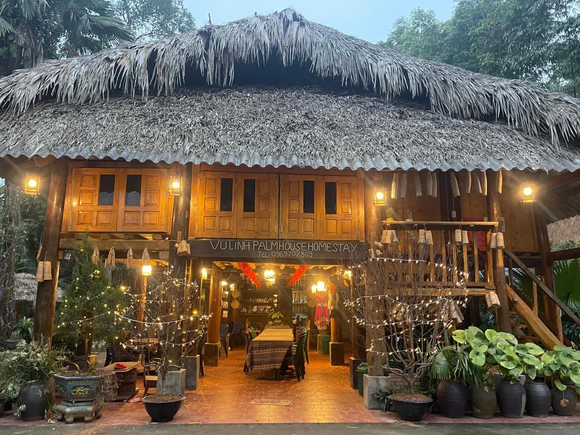 Vu Linh Palm House Eco Homestay Yen Bai Exterior foto